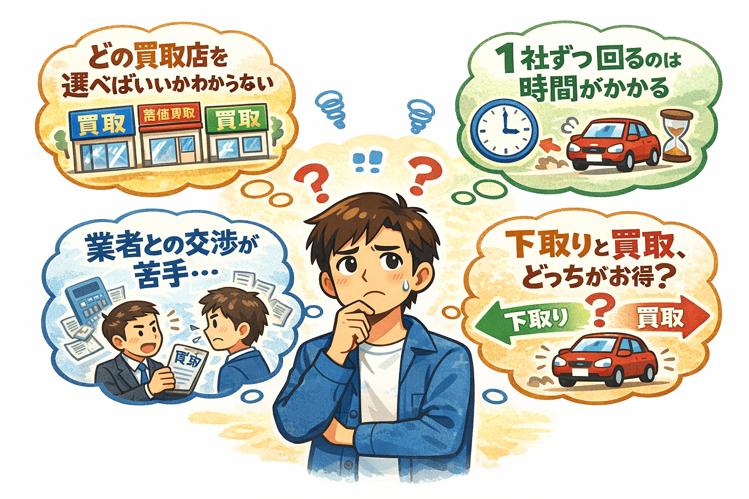 車を高く売るためには？