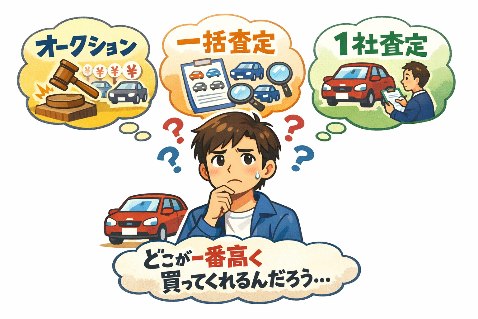 どこが一番高く売れるのか